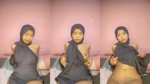 Acel Celva Hijab Cantik Mainin Memek Pakai Bantal Guling