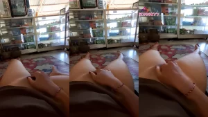 Risella Areouokyy Colmek Eksibisi Di Warung 2